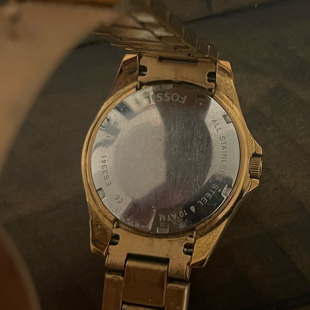 Fossil Riley Multi-Function Navy Dial Rose Gold-P… - image 4